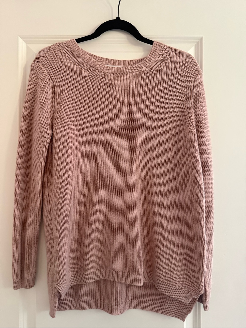 Crewneck Sweater in Dusty Pink
